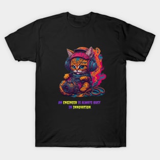 Engineer Cat T-Shirt